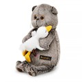 Кот Басик со спящим Гусиком Ks30-290