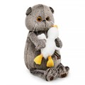 Кот Басик со спящим Гусиком Ks30-290