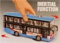 Многофункциональный двухэтажный автобус «TRAFFIC BUS» 698, инерционный, 1:16 205719