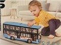 Многофункциональный двухэтажный автобус «TRAFFIC BUS» 698, инерционный, 1:16 205719