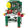 Игровой набор Klein Детский рабочий верстак Bosch,150 предмета, 8485,  включая аккумуляторную отвертку, конструктор, шлифовальную машину и многое другое, аккумуляторная отвертка со светом и реалистичными звуками 234801