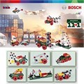 Игровой набор Klein Детский рабочий верстак Bosch,150 предмета, 8485,  включая аккумуляторную отвертку, конструктор, шлифовальную машину и многое другое, аккумуляторная отвертка со светом и реалистичными звуками 234801