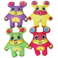 Набор мини Игрушки Мыши цветные, 4 шт. Ап05наб04
