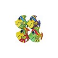 Набор Мини Игрушки Рыбки цветные, 4 шт Ап05наб02