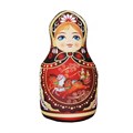 Игрушка Матрешка красная 01 Аи19мат03