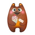 Игрушка ОБНИМЯУ Медведь 02 ДК195572