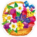 Украшение на скотче "Весенняя корзина" 080.938 080.938
