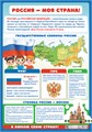 Обучающий плакат "Россия - моя страна" ПОК-125 ПОК-125