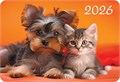 Карманный календарь 2026 "Кот и пёс" КГ-26-362 КГ-26-362