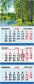 Квартальный календарь на 2026 год "Природа. Белые берёзки" КТ-26-153 (в упаковке) КТ-26-153