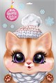 Новогодние наклейки "Любопытный котик" 0200976 200976