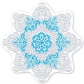 Украшение на скотче "Снежинка" 9201257 9201257