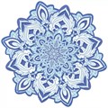 Украшение на скотче "Снежинка" 9201054 9201054