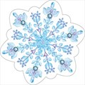 Украшение на скотче "Снежинка" 88.423 88.423