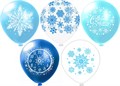 Новогодние воздушные шары "Снежинки" Ч48646 Ч48646