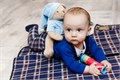 Игрушка с белым  шумом DrЁma  102 Мишка голубой 102