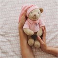 Мишка с белым и розовым шумом DrЁma  103  розовый 103