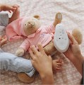 Мишка с белым и розовым шумом DrЁma  103  розовый 103