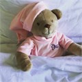 Мишка с белым и розовым шумом DrЁma  103  розовый 103