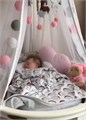 Мишка с белым и розовым шумом DrЁma  103  розовый 103