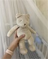 Мишка мягкий маленький DrЁma 805, серии Mini Premium молочный (серо-бежевый) 805
