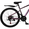 Велосипед двухколесный 26" WILLPOWER фиолетовый, 21 скорость FG240528058L-4 357-840