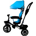 Велосипед трехколесный синий поворотный FG240528291L-3 колеса прорезиненные 10"/8" 357-635