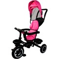 Велосипед трехколесный розовый FG240528291L-2 колеса прорезиненные,  10"/8" 357-624