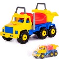 Автомобиль каталка Супергигант-2 жёлто-красный 24590 П-Е /2/ 357-501