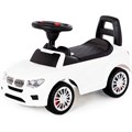 Каталка автомобиль SuperCar №5 со звуковым сигналом белая 84538 П-Е /1/ 259-323