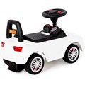 Каталка автомобиль SuperCar №5 со звуковым сигналом белая 84538 П-Е /1/ 259-323
