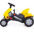 Каталка трактор с педалями "Turbo-2" (жёлтая) 89335 П-Е /1/ 259-858
