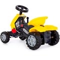 Каталка трактор с педалями "Turbo-2" (жёлтая) 89335 П-Е /1/ 259-858