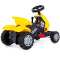 Каталка трактор с педалями "Turbo-2" (жёлтая) 89335 П-Е /1/ 259-858