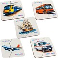 Деревянная игра Картинки половинки Транспорт РИ-022 478-800