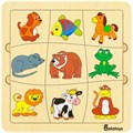 Деревянный пазл-ассоциации Животные ПЗЛ2040 /40/ 379-170