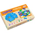 Деревянная логическая игрушка Сортер Рыбалка СОР88 /16/ 380-725
