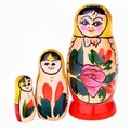 Деревянная Матрешка Семеновская 3 в 1 121551 978-797