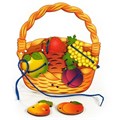 Деревянная шнуровка Корзина с фруктами 7929 280-555