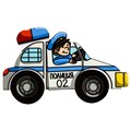 Деревянный конструктор на липучках Полицейская машина ОА-00000161 /Арбо/ 978-537