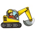 Деревянный конструктор на липучках Экскаватор  ОА-00000162 /Арбо/ 978-540
