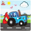 Деревянный Вкладыш Синий Трактор Буратино STR59 478-955