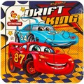 Деревянный Пазл тачки, 10*10 см терм. пакет Буратино CARS-01 478-139