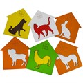 Деревянная Пазл-вкладыш Досочки Сегена Где чей домик? /Арбо/ 380-667