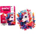 Деревянный Пазл фигурный макси Единорог B-001 478-773