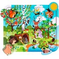 Деревянный Пазл многослойный Тайны леса 962222 478-631