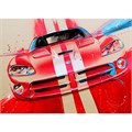 Деревянный Пазл 120 Спортивный автомобиль красный MPZCT26-M 179-980
