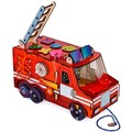Деревянный Бизиборд Пожарная машина IG0782 979-596