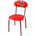 Стульчик СТУ6/8 с тигренком алый /Ника/ 198-124