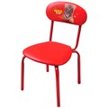 Стульчик СТУ5/8 с тигренком алый /Ника/ 198-109